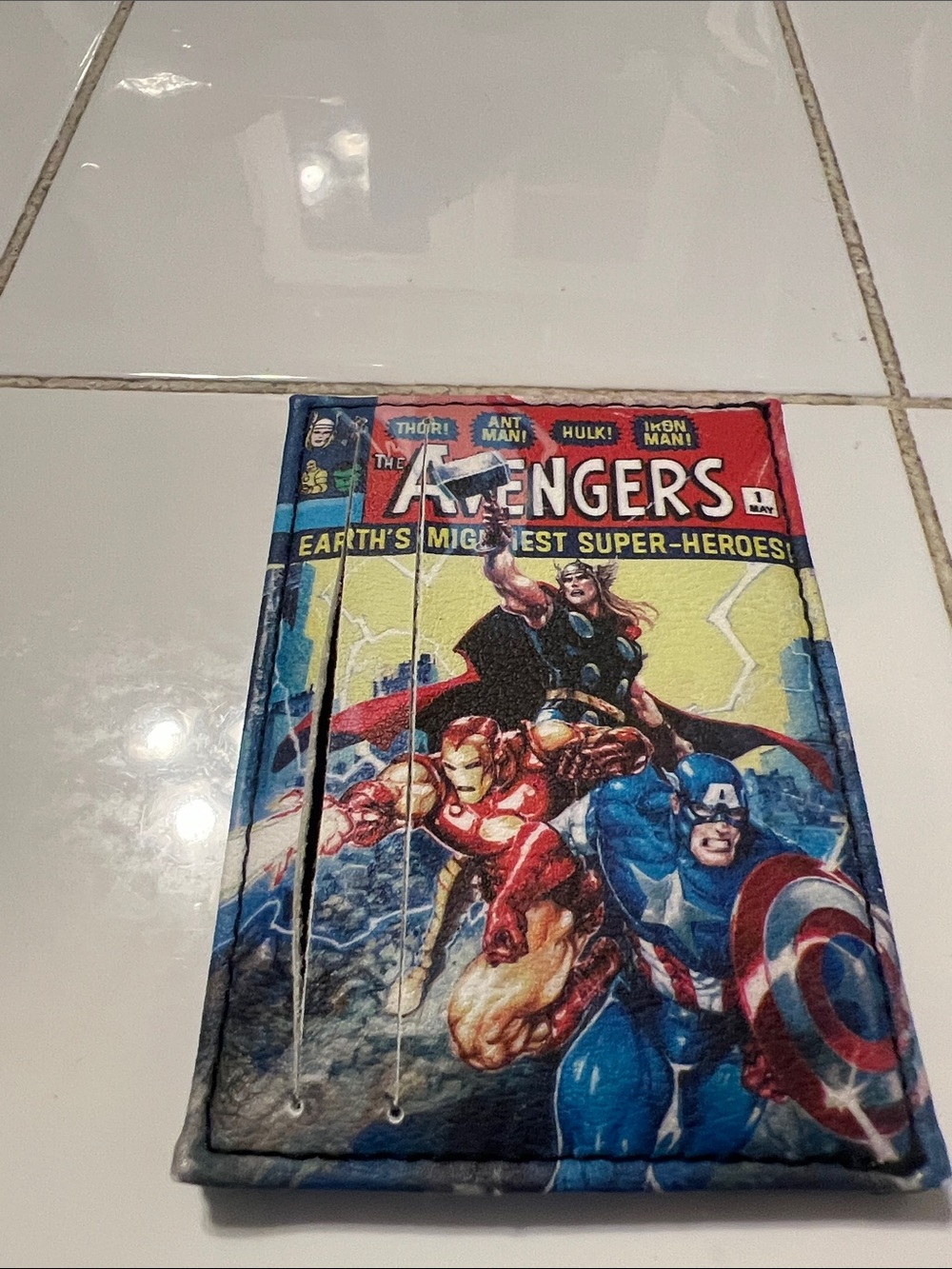 The Avengers Comic Cover Canvas - Red, Blue, Yellow